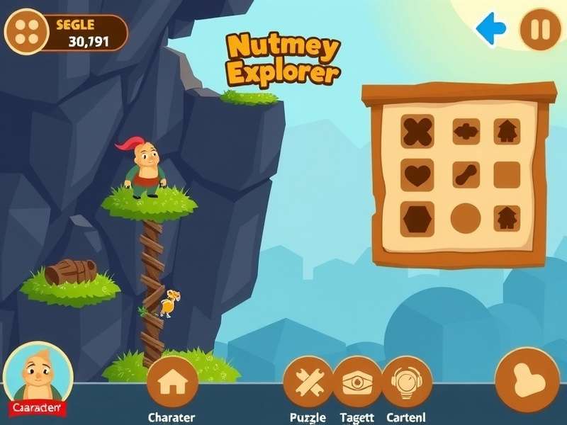 Character Development in Nutmeg Mighty Explorer Nutmeg Mighty Explorer character customization screen