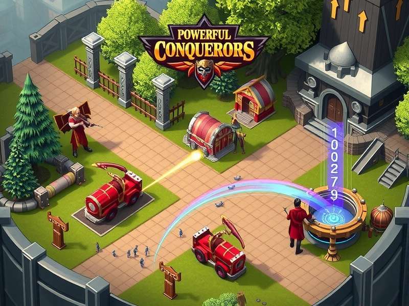 Powerful Conquerors Battle Scene