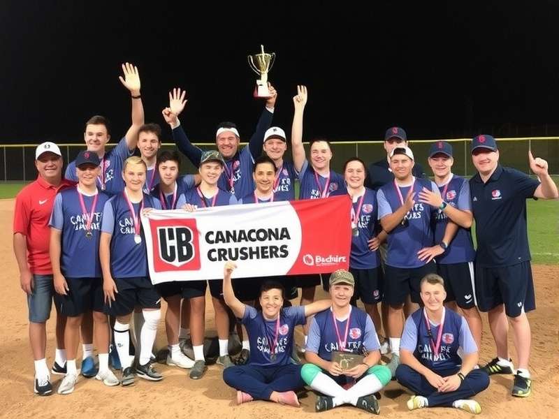 Canacona Crushers team celebrating victory
