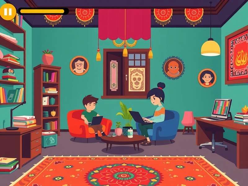 Pixel Dreams Development Team Development team working on Pixel Dreams in their studio