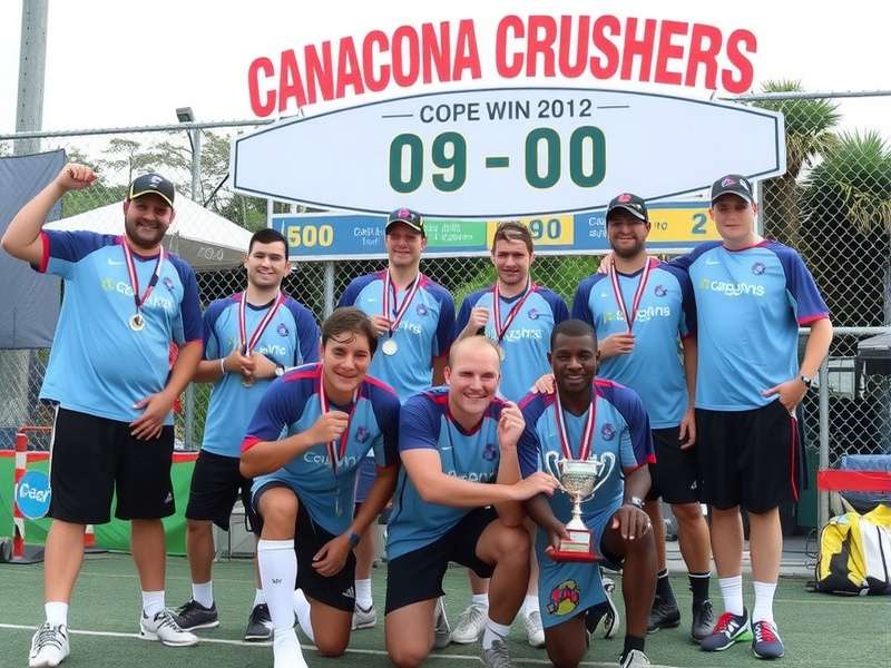 Canacona Crushers trophy display