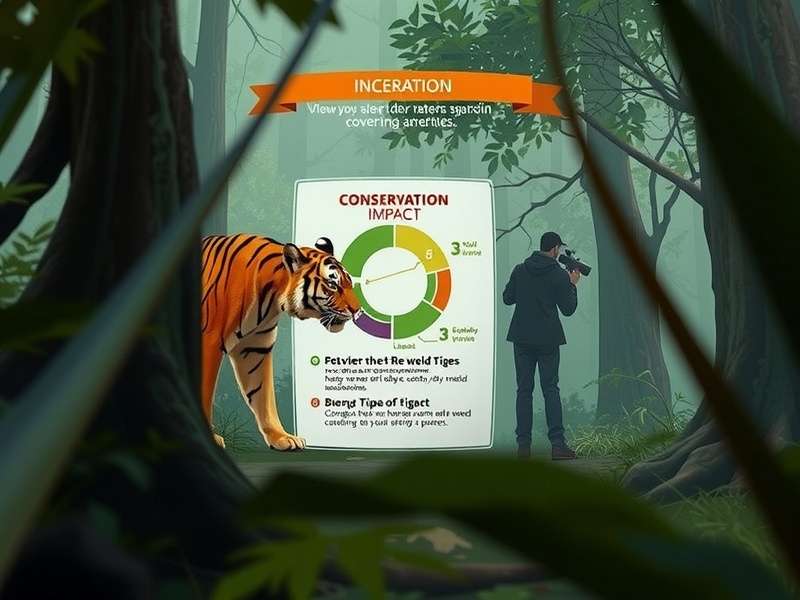 Bengal Tiger Sentinels conservation impact infographic