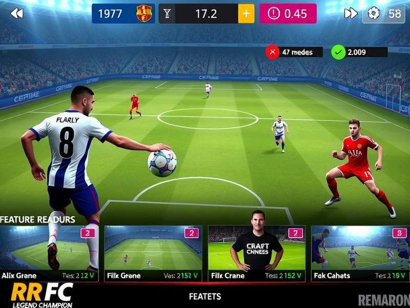 RR FC Legend Champion features showcase with multiple game modes