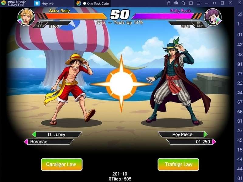 One Piece Bounty Rush Gameplay One Piece Bounty Rush gameplay screenshot showing character battle