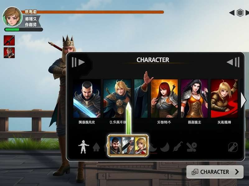 Sword King Gameplay Action Sword King gameplay screenshot showing character combat