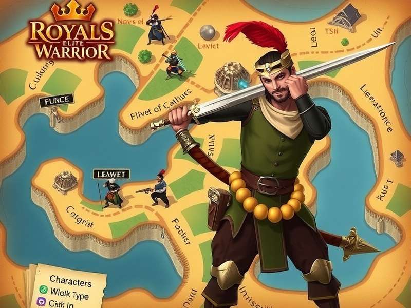 Royals Elite Warrior gameplay screenshot showing character in action