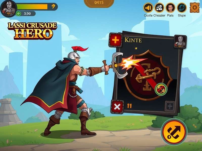 Lassi Crusade Hero character customization screen