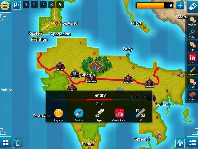 Indian Squall Ruler gameplay screenshot showing strategic elements