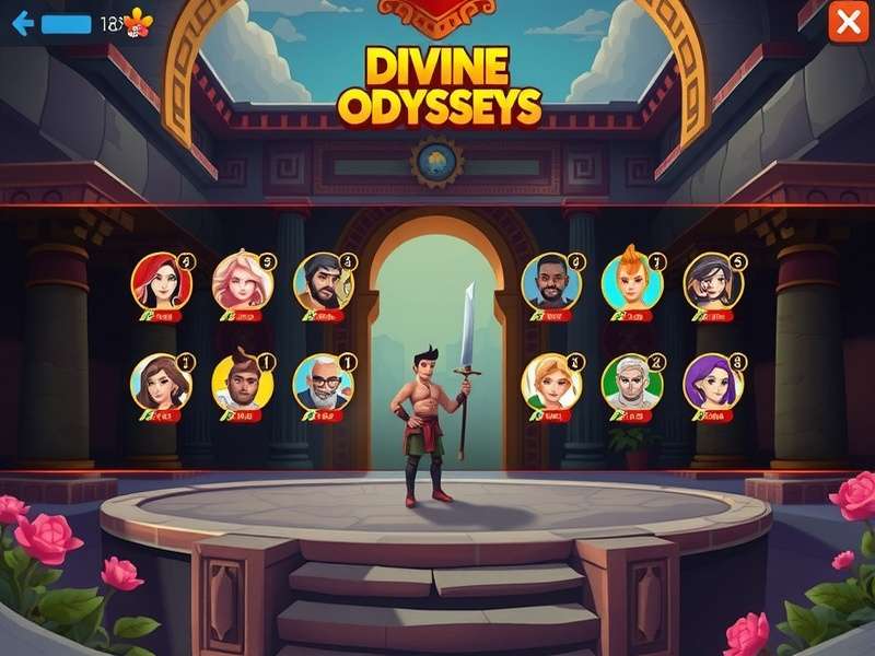 Divine Adventure Odyssey - Character Roster Divine Adventure Odyssey character roster showing diverse cast