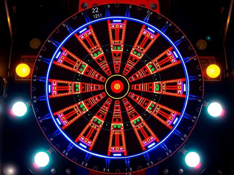 Dazzling Darter scoring zones and target layout