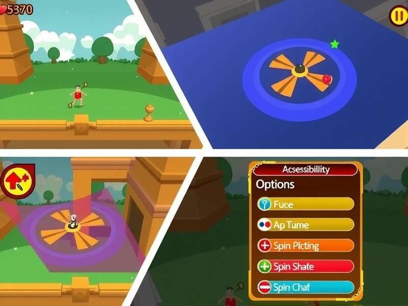 Accessibility Features in Magnificent Spin Head Magnificent Spin Head accessibility options menu