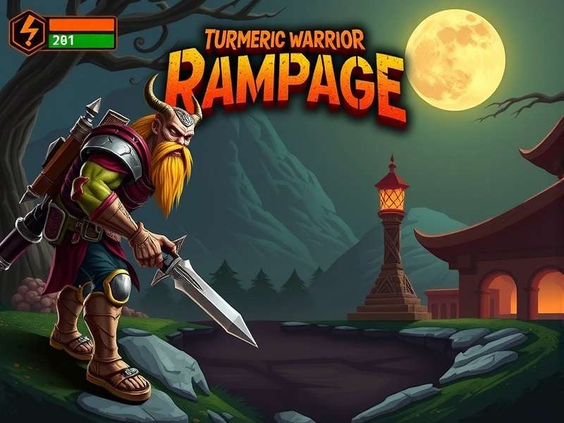 Turmeric Warrior Rampage gameplay screenshot