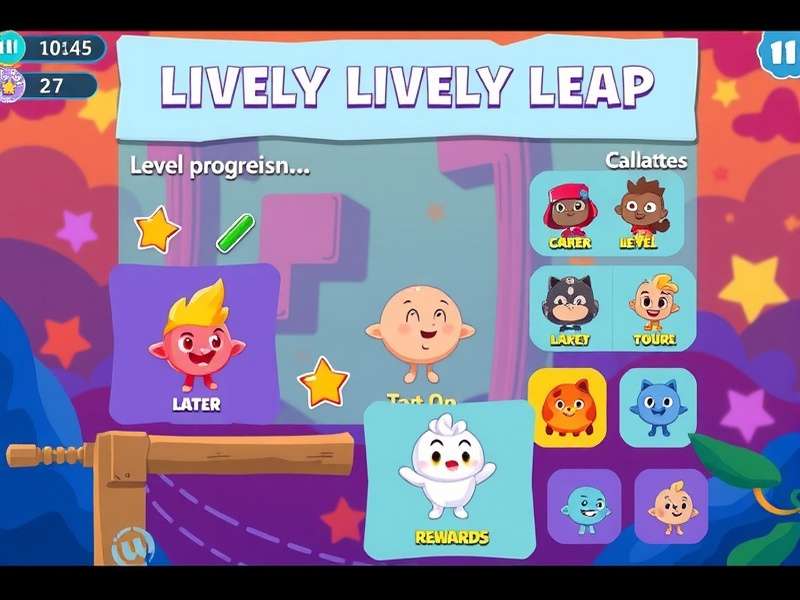 Lively Lively Leap Progression System Lively Lively Leap level progression and reward system