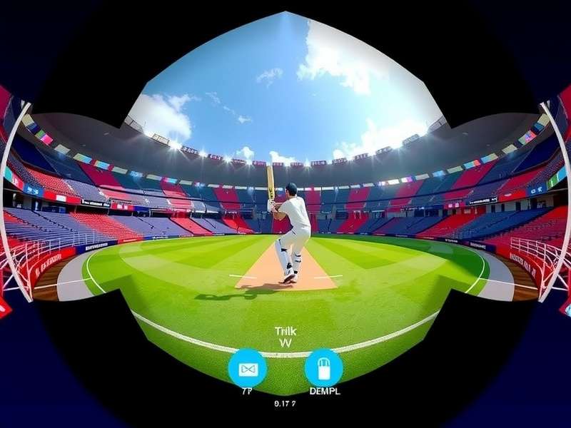 Cricket VR Fielding Star Virtual Reality Experience Cricket VR Fielding Star gameplay