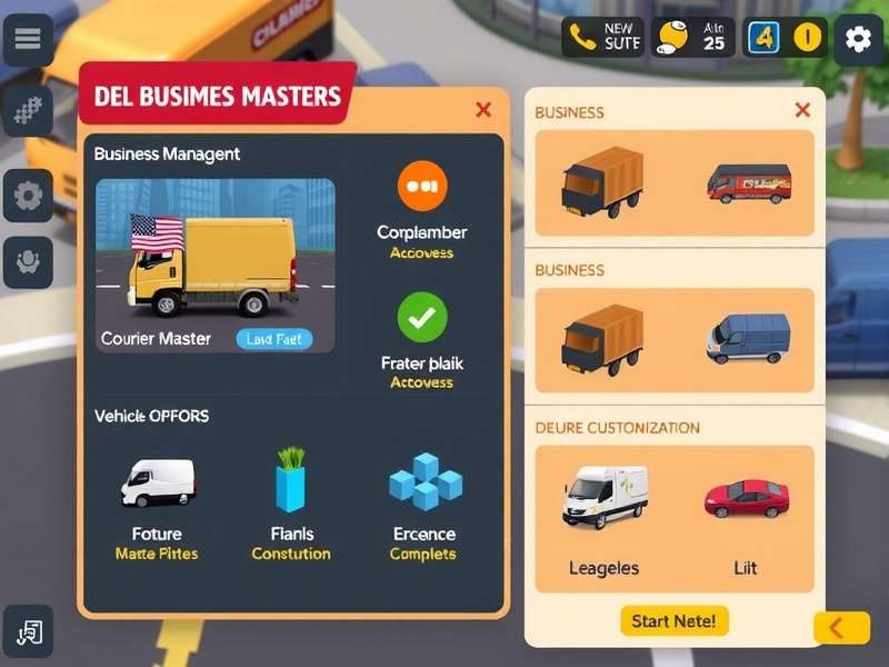Swift Courier Master Gameplay Swift Courier Master gameplay screenshot showing delivery interface
