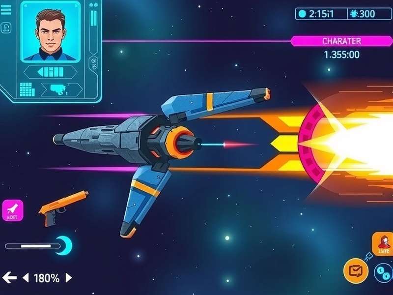 Astro Blaster Legend weapon customization interface