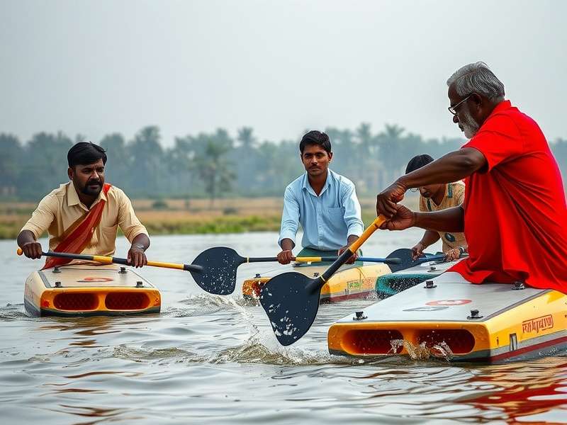 Rapid Paddle Indore tournament action