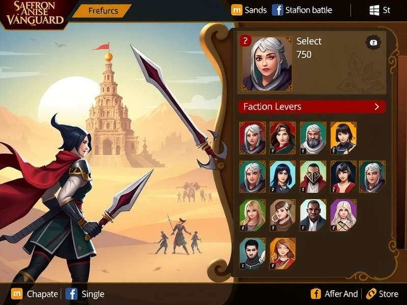 Saffron Anise Vanguard faction leaders artwork