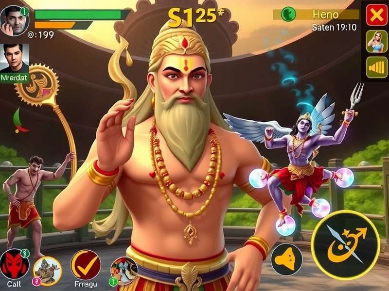 Divine Vishnu Eternal Quest Combat Mechanics Combat system in Divine Vishnu Eternal Quest showing special abilities