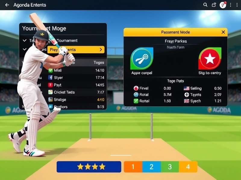 Bowling Strategy in Agonda Cricket Champions Agonda Cricket Champions bowling strategy interface