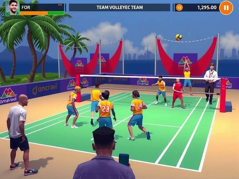 Mumbai Magic Volley Development Team Mumbai Magic Volley development team working on game design