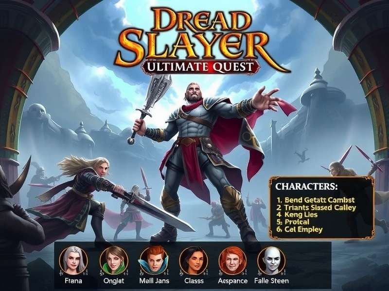 Gameplay screenshot showing combat and exploration in Dread Slayer Ultimate Quest