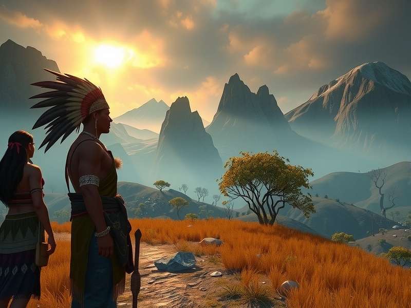 Holy Spirit Expedition gameplay screenshot showing mystical Indian landscape