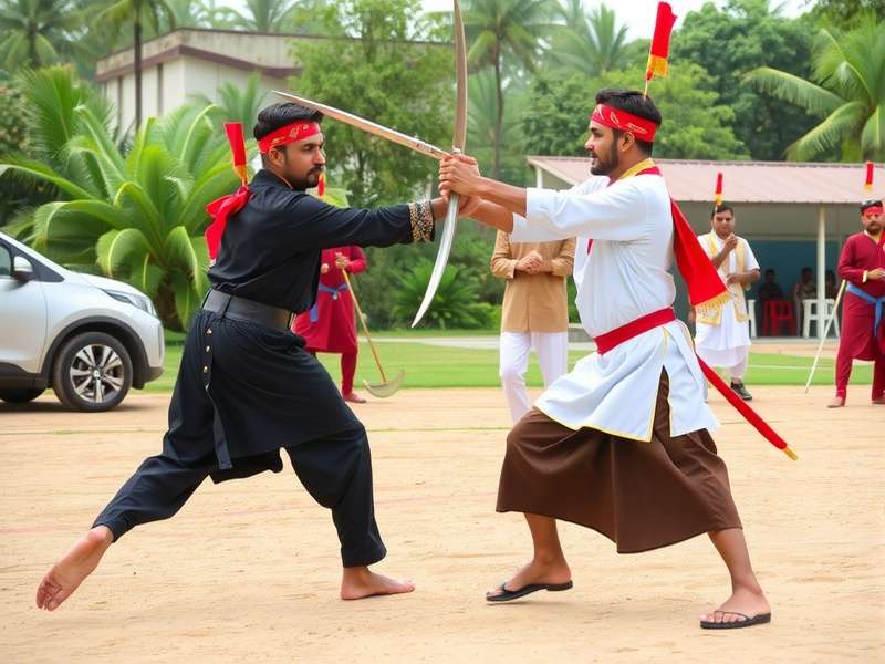 Bihar Braveheart Battle Competition Rules and Arena Diagram showing the competition area and rules of Bihar Braveheart Battle