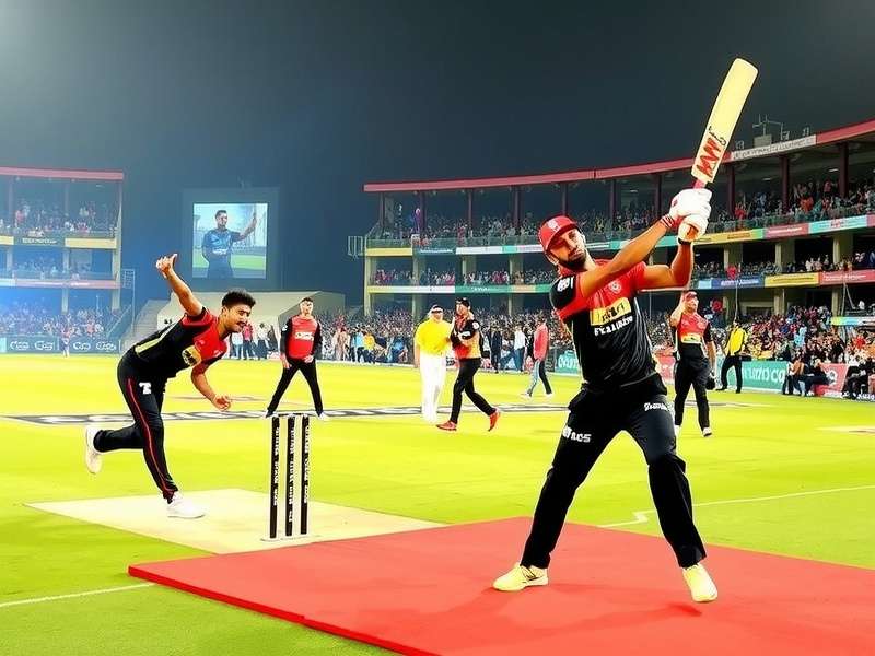 M. Chinnaswamy Stadium during Bangalore Cricket Blasters match M. Chinnaswamy Stadium packed with fans